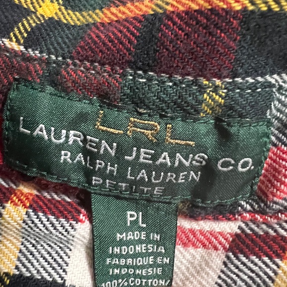 Ralph Lauren Red and Black Plaid Shirt - Picture 5 of 5
